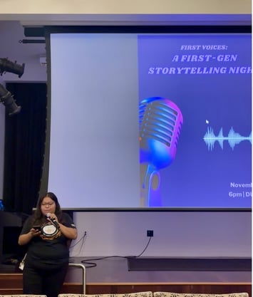 Storytelling night student picture