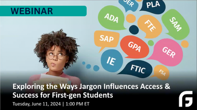 Exploring the Ways Jargon Influences Access & Success for First-gen Students