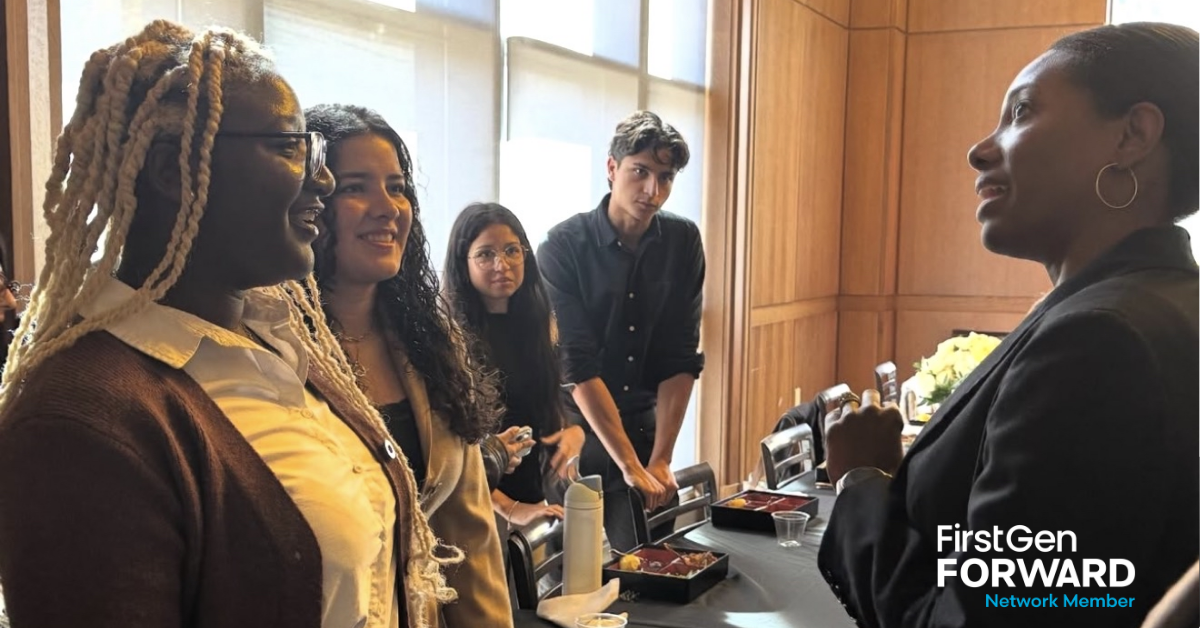 Student during Summer Bridge Program Completing scavenger hunt task list - 